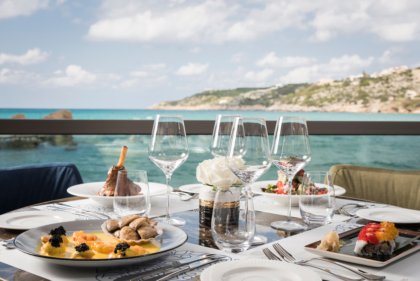 Romantic dinner in Chania- Sea view dinner at Almyvita Luxury Seaview Resautant in Chania 