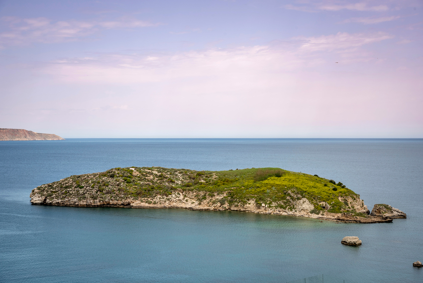 Almyrida Island near Almyrida village in Chania 