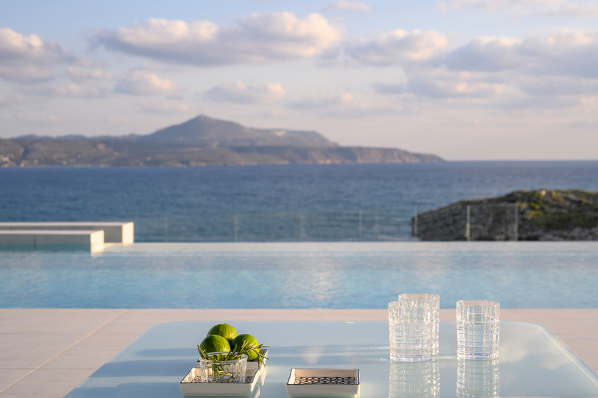 rent a villa in Crete- Sea view villa with view over the Souda Bay Area